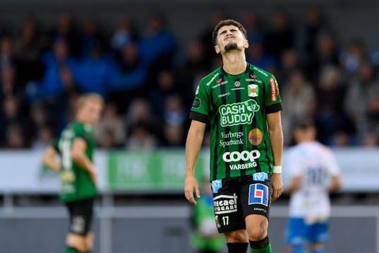 Varbergs Ismet Lushaku deppar