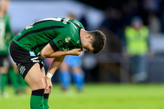 Varbergs Ismet Lushaku deppar