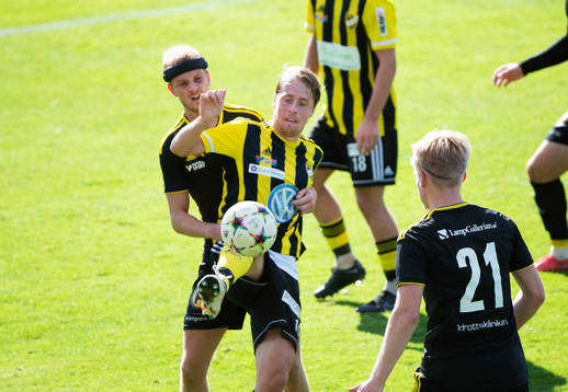 IFK Hässleholms Robin Strömberg i matchen i div. 2 mellan
