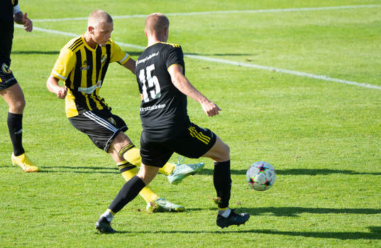 IFK Hässleholms Olle Kjellman Olblad i matchen i div. 2