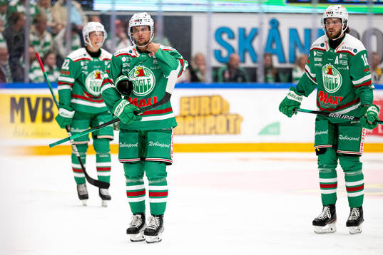 Rögles Samuel Jonsson och Dennis Everberg deppar