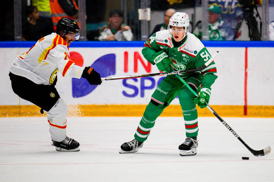 Rögles William Wallinder och Brynäs Hannes Björninen