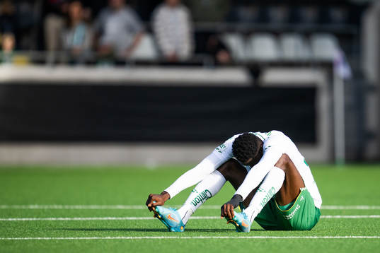 Hammarbys Nathaniel Adjei deppar