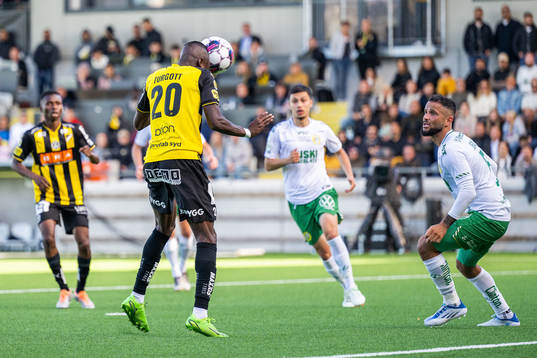 Häckens Blair Sebastian Turgott och Hammarbys Mohanad