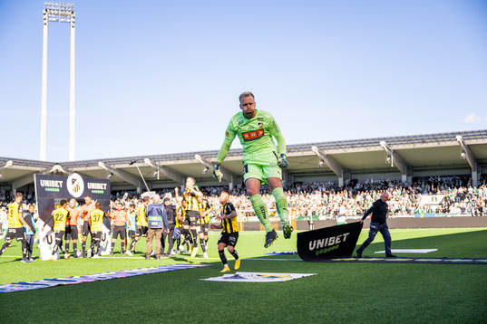 Häckens målvakt Peter Abrahamsson