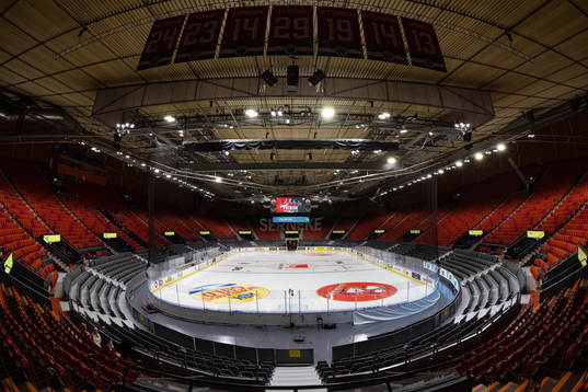 Scandinavium innan ishockeymatchen i SHL mellan Frölunda