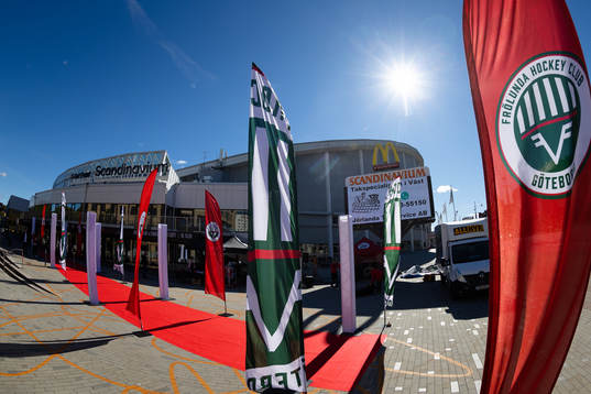 Scandinavium innan ishockeymatchen i SHL mellan Frölunda