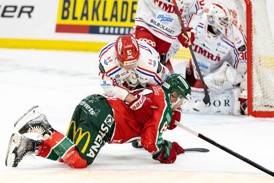 Frölundas Ryan Lasch och Timrås Jakob Stenqvist