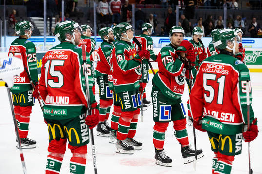 Frölundas spelare deppar