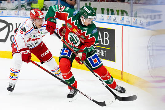 Timrås Didrik Strömberg och Frölundas Pontus Johansson