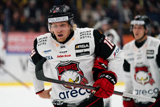 Malmö Redhawks Marcus Sylvegård deppar