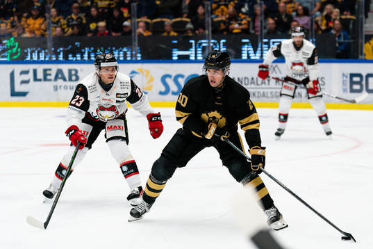 Malmö Redhawks Christoffer Forsberg och Skellefteås