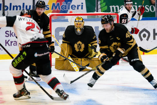 Skellefteås målvakt Gustaf Lindvall