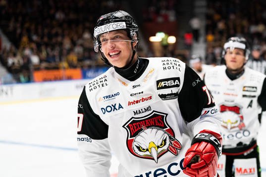 Malmö Redhawks William Von Barnekow jublar