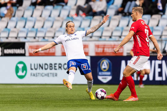 IFK Norrköpings Arnor Sigurdsson och Kalmars Lars Sætra