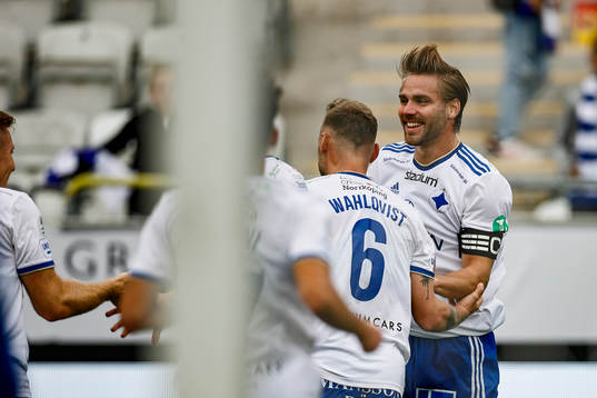IFK Norrköpings Christoffer Nyman jublar