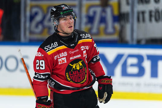 Luleås Erik Gustafsson deppar