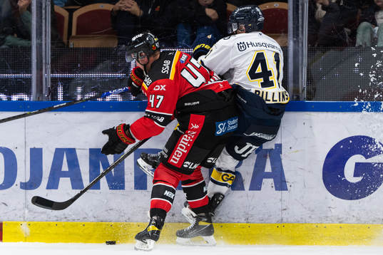Luleås Leo Komarov och HV71s Chad Billins