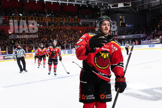 Luleås Isac Brännström jublar