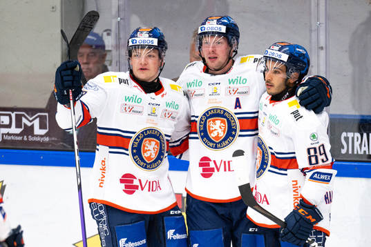 Växjös Martin Lundberg jublar