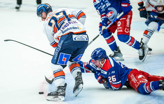 Växjös Martin Lundberg och Oskarshamns Lukas Pilö