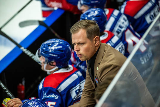 Oskarshamns tränare Martin Filander