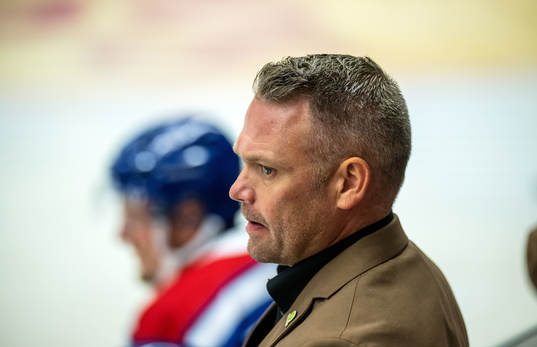 Oskarshamns assisterande tränare Mikael Holmqvist