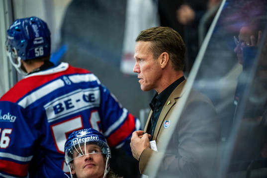 Oskarshamns assisterande tränare Mikael Holmqvist