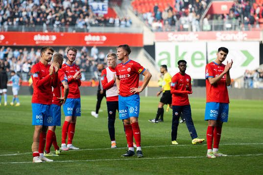 Helsingborgs spelare deppar