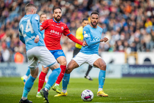 Helsingborgs Abdul Rahman Khalili och Malmö FFs Isaac