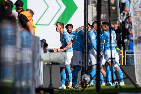 Malmö FFs Søren Rieks jublar