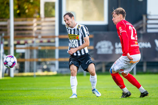 Landskronas Alexander Tkacz mot Norrbys Pontus Eriksson