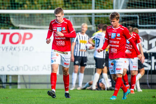 Norrbys Max Andersson och Victor Karlsson deppar