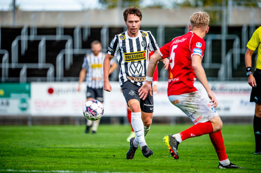 Landskronas Filip Ottosson mot Norrbys Johan Brannefalk