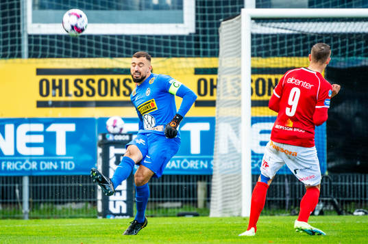 Landskronas målvakt Amr Kaddoura