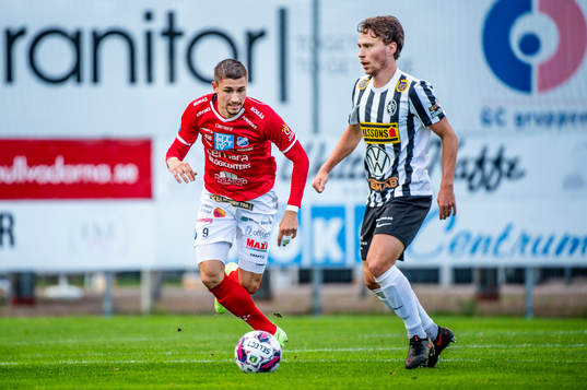 Norrbys André Reinholdsson mot Landskronas Filip Ottosson