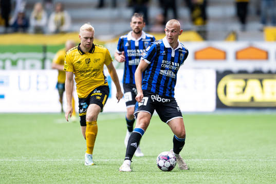 Elfsborgs Sveinn Gudjohnsen och Sirius Jakob Voelkerling