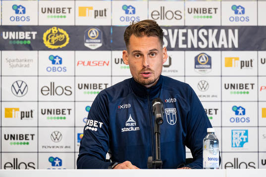 Sirius tränare Daniel Bäckström