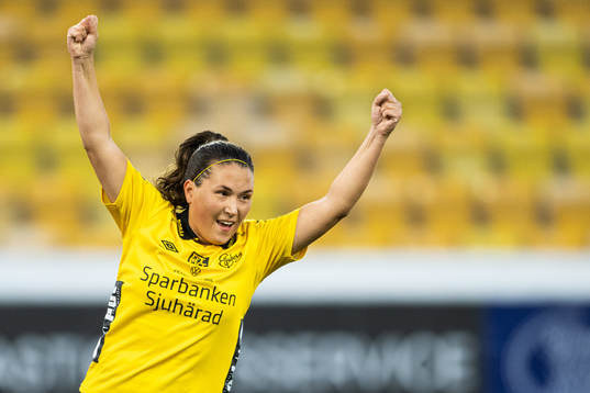 Elfsborgs Johanna Kalinski Köhlqust jublar