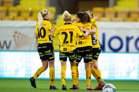 Elfsborgs spelare jublar