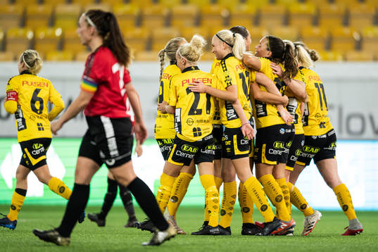 Elfsborgs spelare jublar