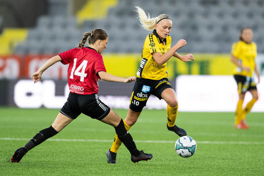 Södra vings Emilia Johansson och Elfsborgs Matilda