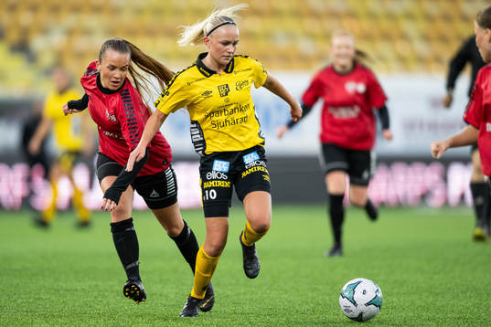 Södra vings Elvira Johanzon och Elfsborgs Matilda