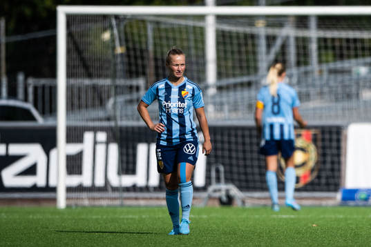 Djurgårdens Tove Almqvist deppar
