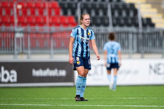 Djurgårdens Ebba Hed deppar