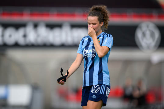 Djurgårdens Julia Walentowicz deppar