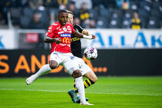 Degerfors Joseph-Claude Agyeman Gyau och AIKs Axel