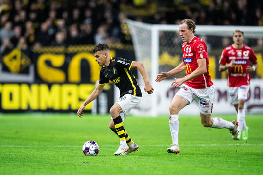AIKs Yasin Ayari och Degerfors Adam Carlen