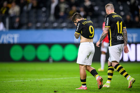 AIKs Nicolas Stefanelli och John Guidetti