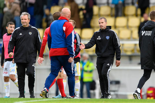 Falkenbergs tränare Christoffer Andersson